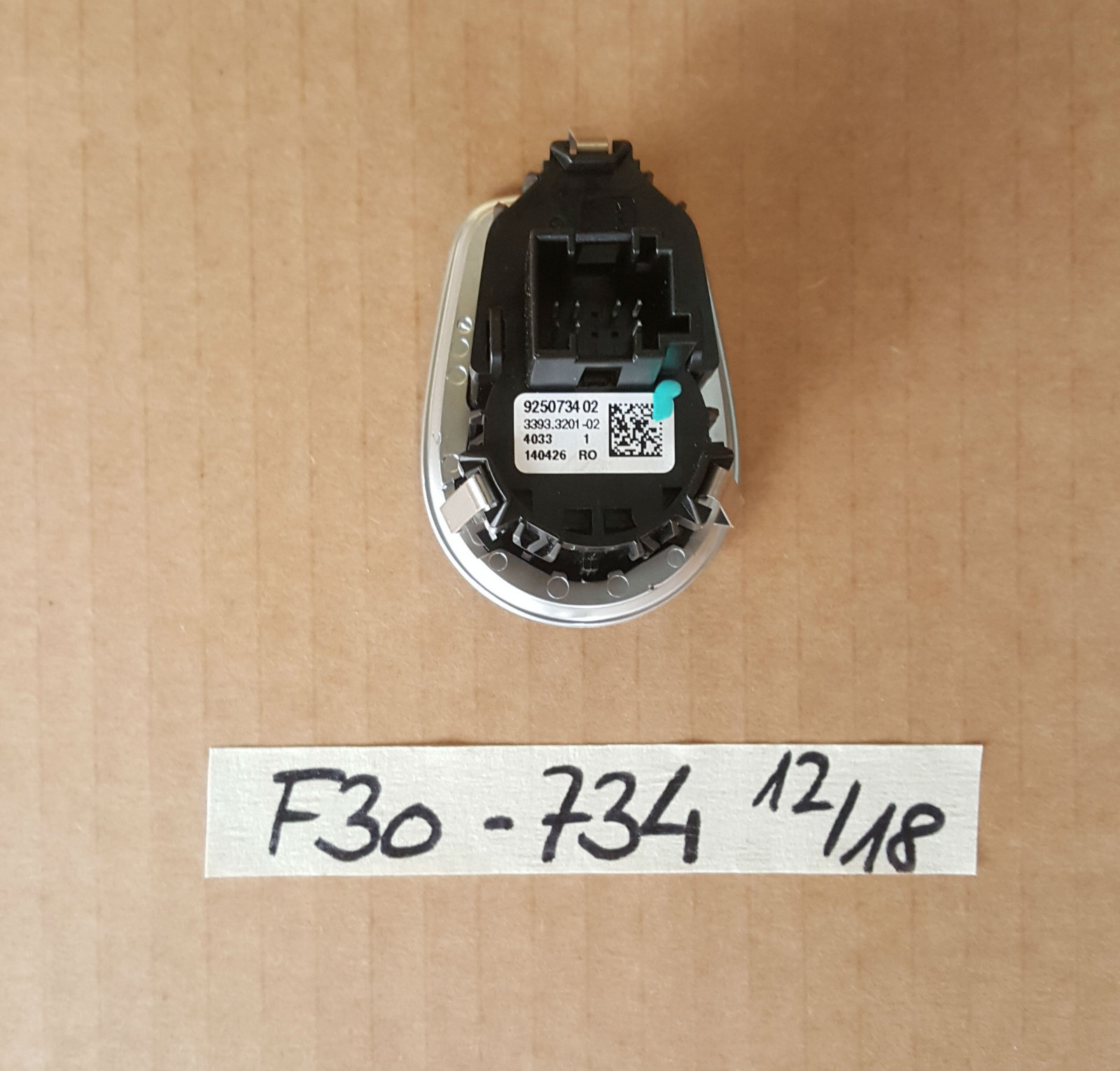 BMW F20 F21 F30 F31 F34 F35 F80 Start Stop Motor Engine Schalter 9250734 – Bild 2