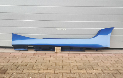 BMW Z4 E85  Seiten Schweller Leiste Verkleidung LINKS Montego blau A51 – Bild 1