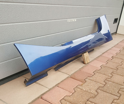 BMW Z4 E85  Seiten Schweller Leiste Verkleidung LINKS Montego blau A51 – Bild 4