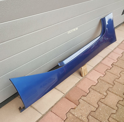 BMW Z4 E85  Seiten Schweller Leiste Verkleidung LINKS Montego blau A51 – Bild 5