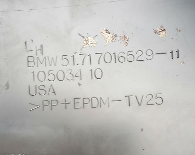 BMW Z4 E85  Seiten Schweller Leiste Verkleidung LINKS Montego blau A51 – Bild 6