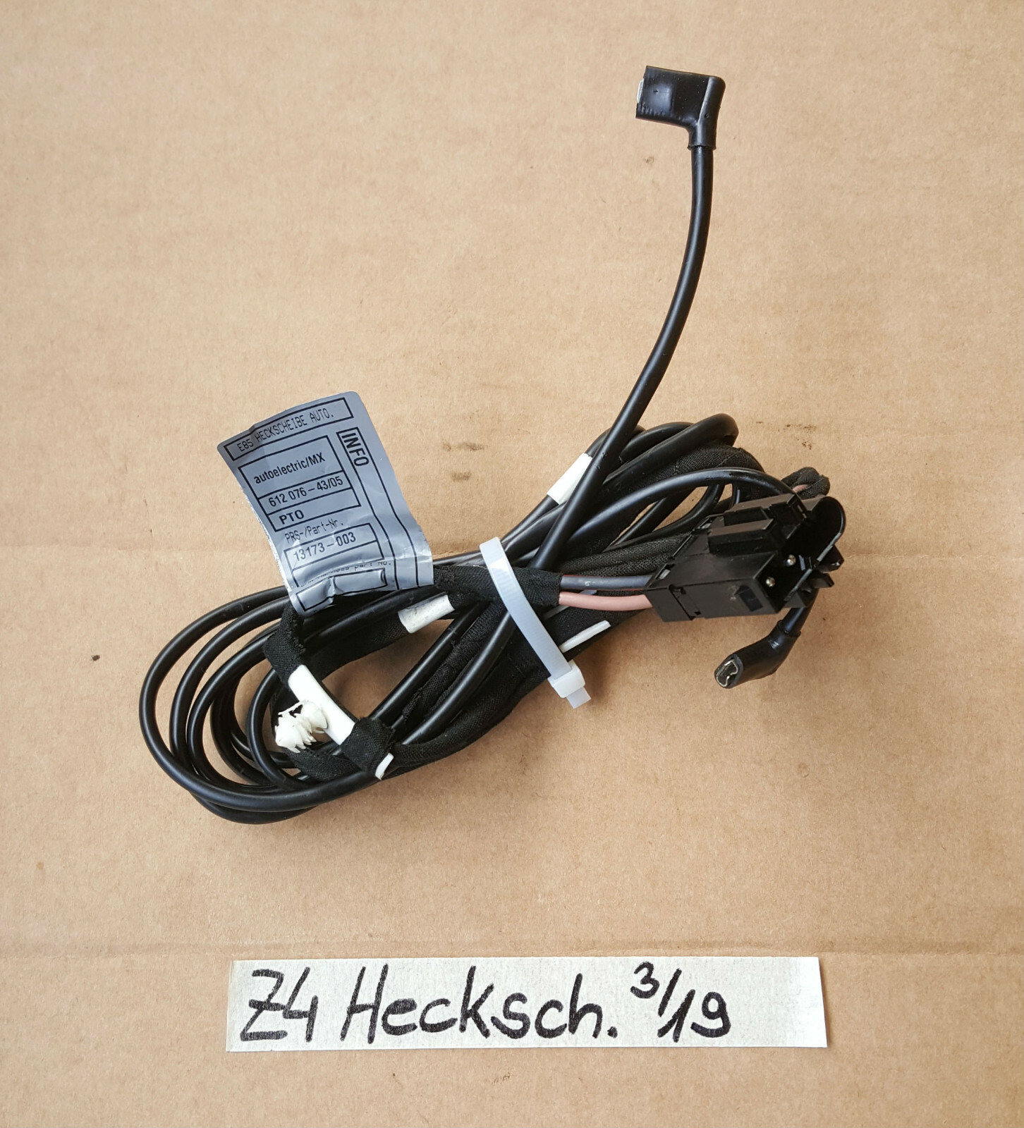 BMW Z4 E85 Kabel für Heckscheibe Kabelbaum Heizung Scheibe HINTEN 6120764 – Bild 1