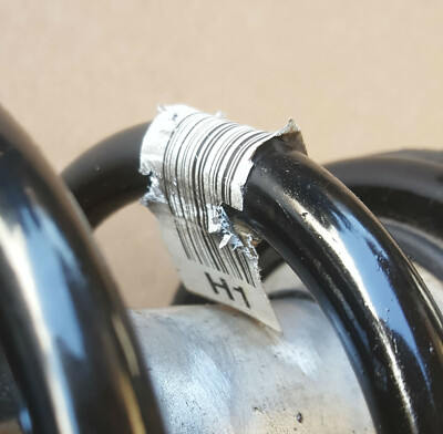 BMW 6er E63 Federbein Stoßdämpfer Feder 6768925 hinten rechts od.links – Bild 3