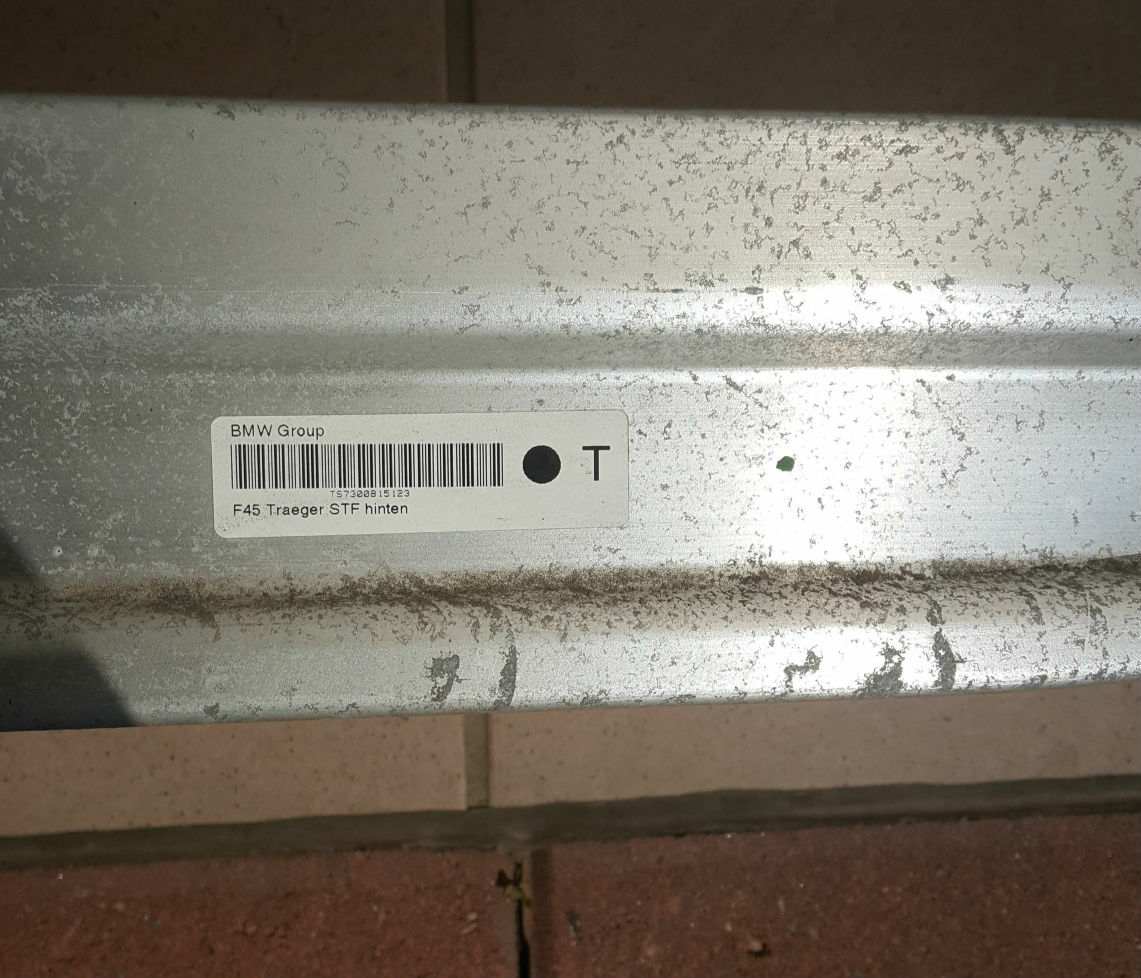 BMW 2er Active Tourer  F45 Träger Stossfänger Stoßstangenträger hinten 7300815 – Bild 3