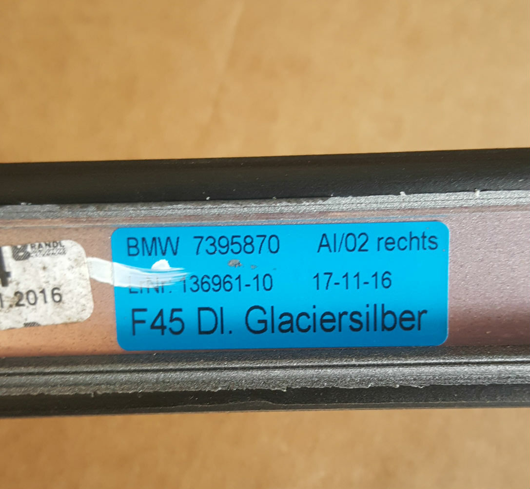 BMW 2er F45 Active Tourer Dach Leiste Zierleiste Dach RECHTS Silber A83 7400090 – Bild 4