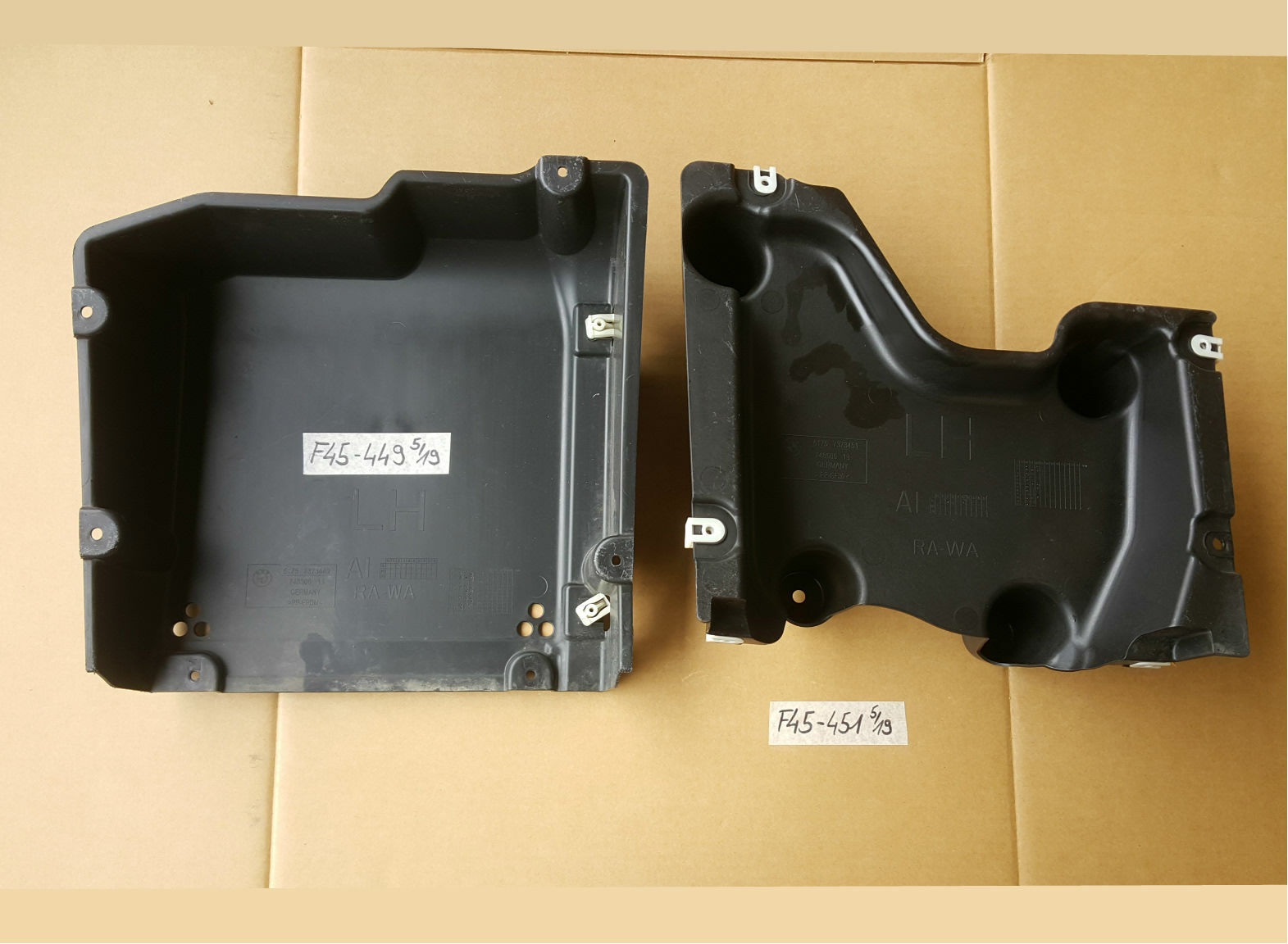 BMW 2er F45 Verkleidung Abdeckung Diffusor links 7373449 Träger 7373451 – Bild 1