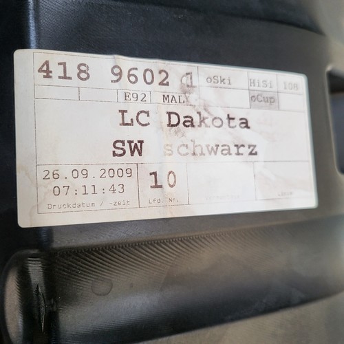 BMW E92 Coupe Rückbank Unterteil Leder schwarz Rücksitz Bank Unten ABHOLUNG – Bild 9