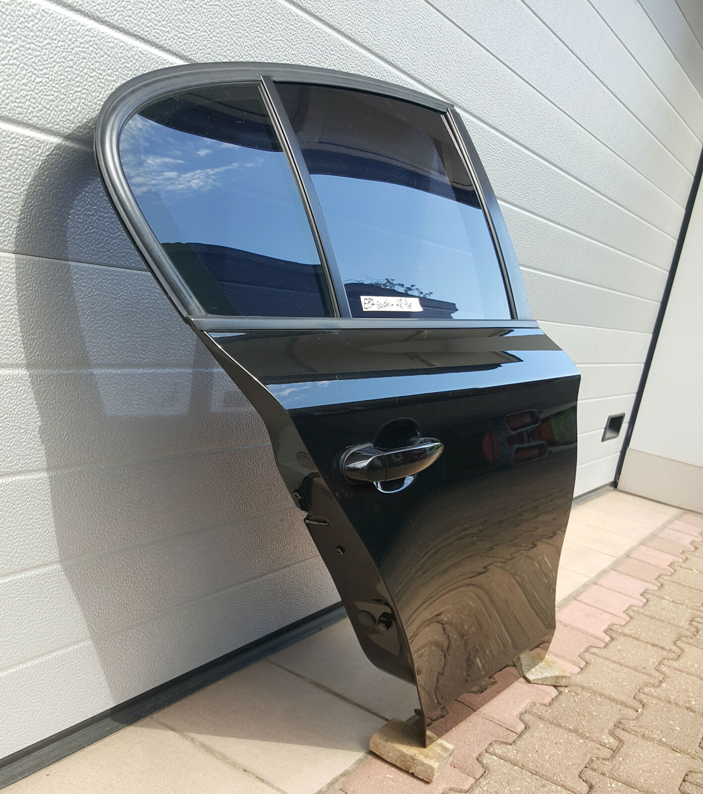 BMW E87 Beifahrer Tür HINTEN RECHTS black Saphir Schwarz ABHOLUNG – Bild 4