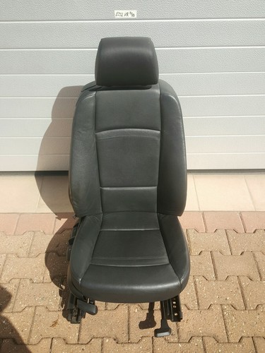 BMW E92 E93 Beifahrer Sitz Leder Dakota schwarz Gestell + Schiene + Airbag – Bild 3