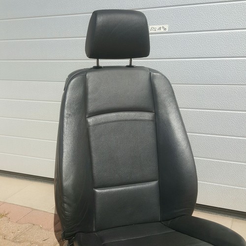 BMW E92 E93 Beifahrer Sitz Leder Dakota schwarz Gestell + Schiene + Airbag – Bild 8