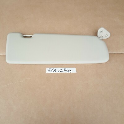 BMW E63 Sonnenblende beige Sonnen Schutz Blende + Spiegel LINKS beleuchtet – Bild 2