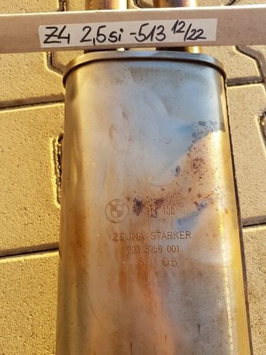 BMW Z4 E85 Auspuff 2,5 si Endschalldämpfer 7560513 für N52 Motor  ABHOLUNG – Bild 4