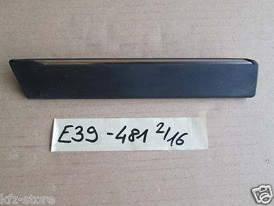 BMW E39 Zierleiste Stoßleiste Leiste Seitenwand Schwarz LINKS 8184481 – Bild 1