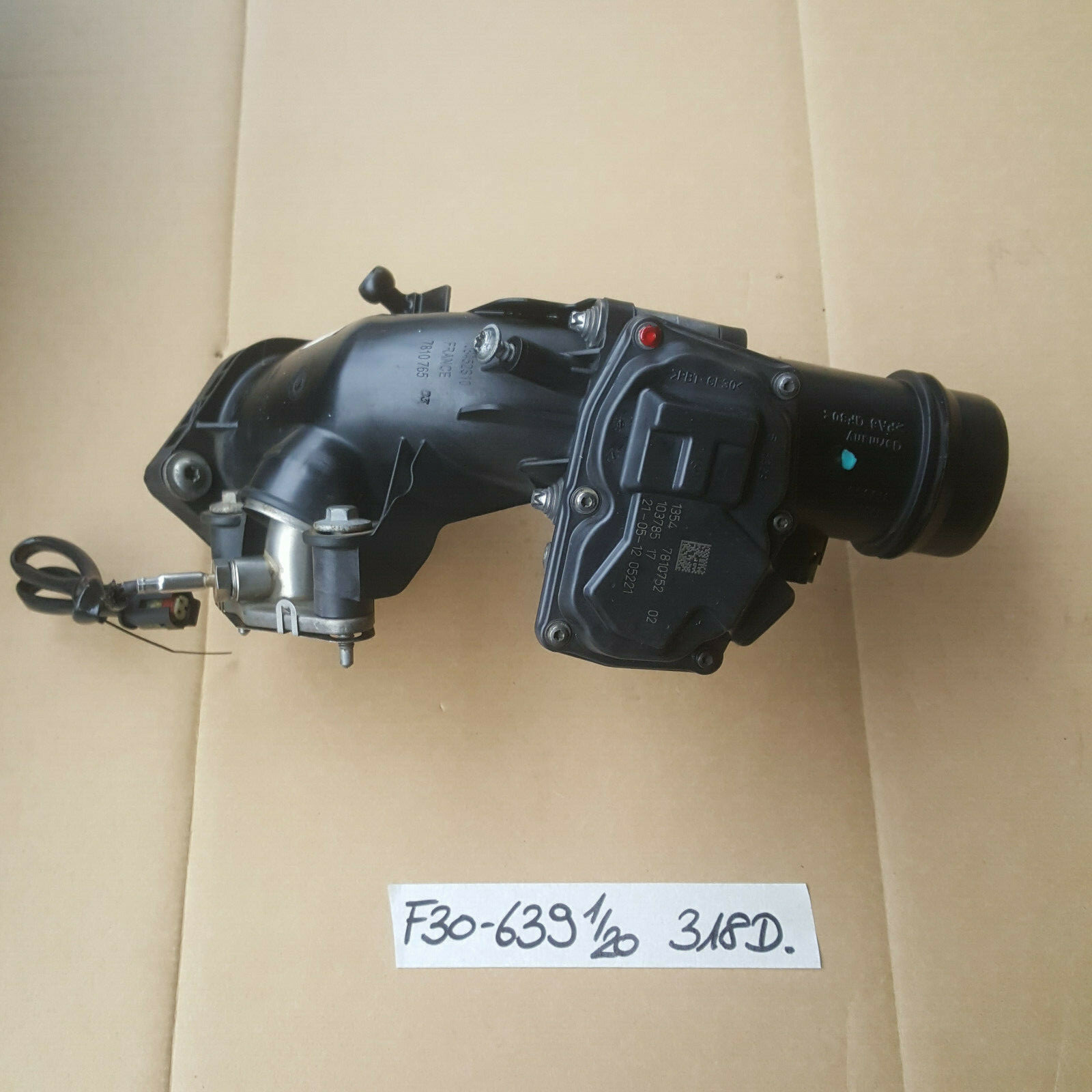 BMW F20 F21 F22 F30 F31 F34 F32 F33 F36 Drosselklappe 7810752 aus N47 Motor – Bild 1