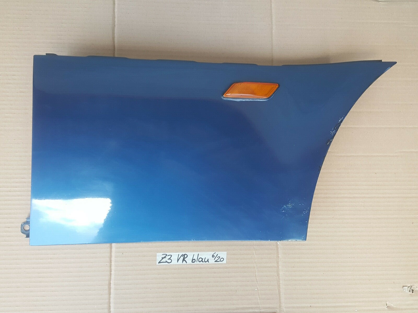 BMW E36 Z3 Roadster Kotflügel Seitenwand  VORNE RECHTS Topas blau – Bild 1