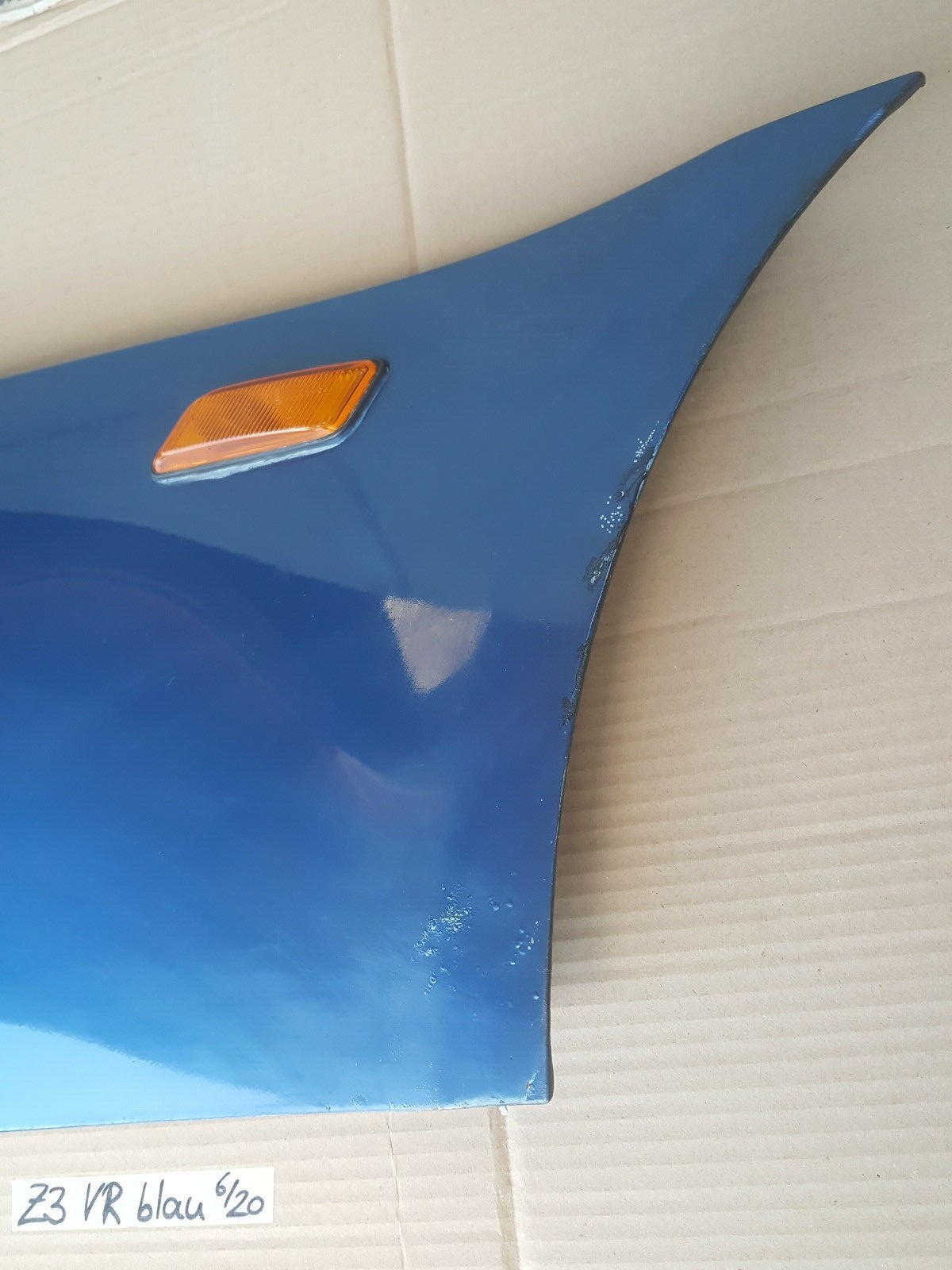 BMW E36 Z3 Roadster Kotflügel Seitenwand  VORNE RECHTS Topas blau – Bild 3