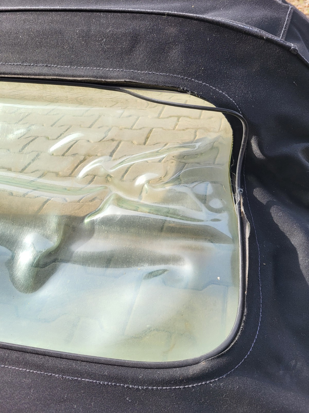 BMW Z3 Roadster Verdeck Dach  Gestänge Rahmen kleines Loch im Stoff ABHOLUNG – Bild 3