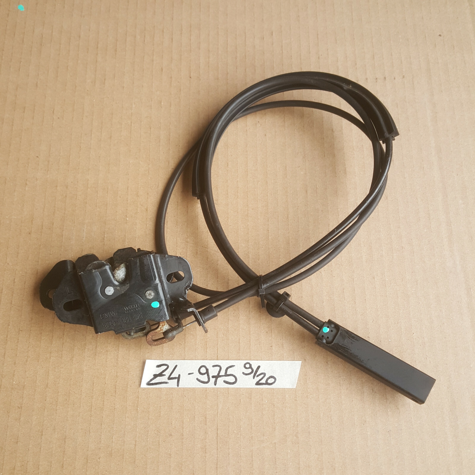 BMW Z4 E85 E86 Verriegelung Motorhaube Haubenschloss 7192975 Schloss Frontklappe – Bild 2