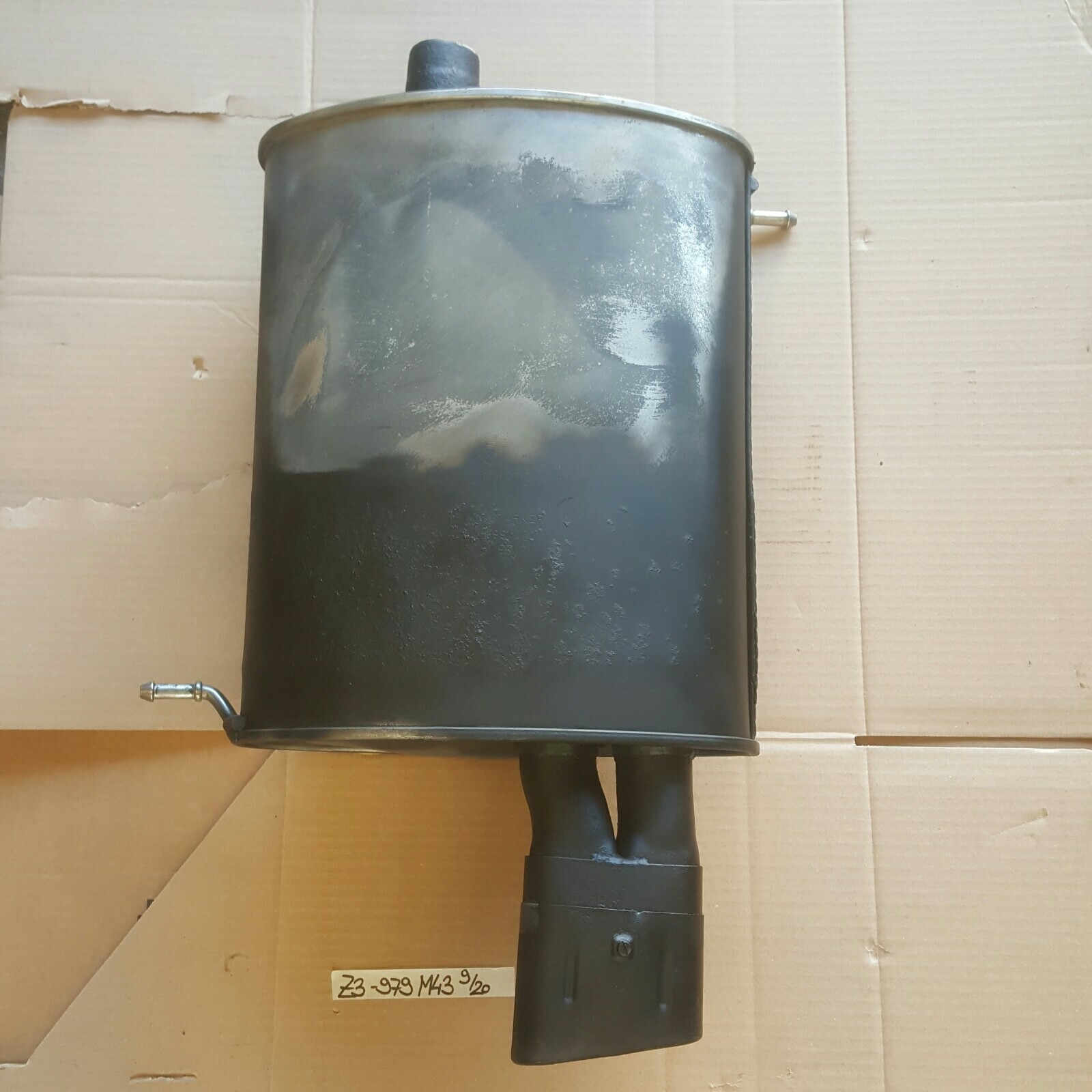 BMW Z3 Auspuff Endschalldämpfer Endtopf  85 Kw Abgas Rohr aus M43 Motor 1437979 – Bild 2