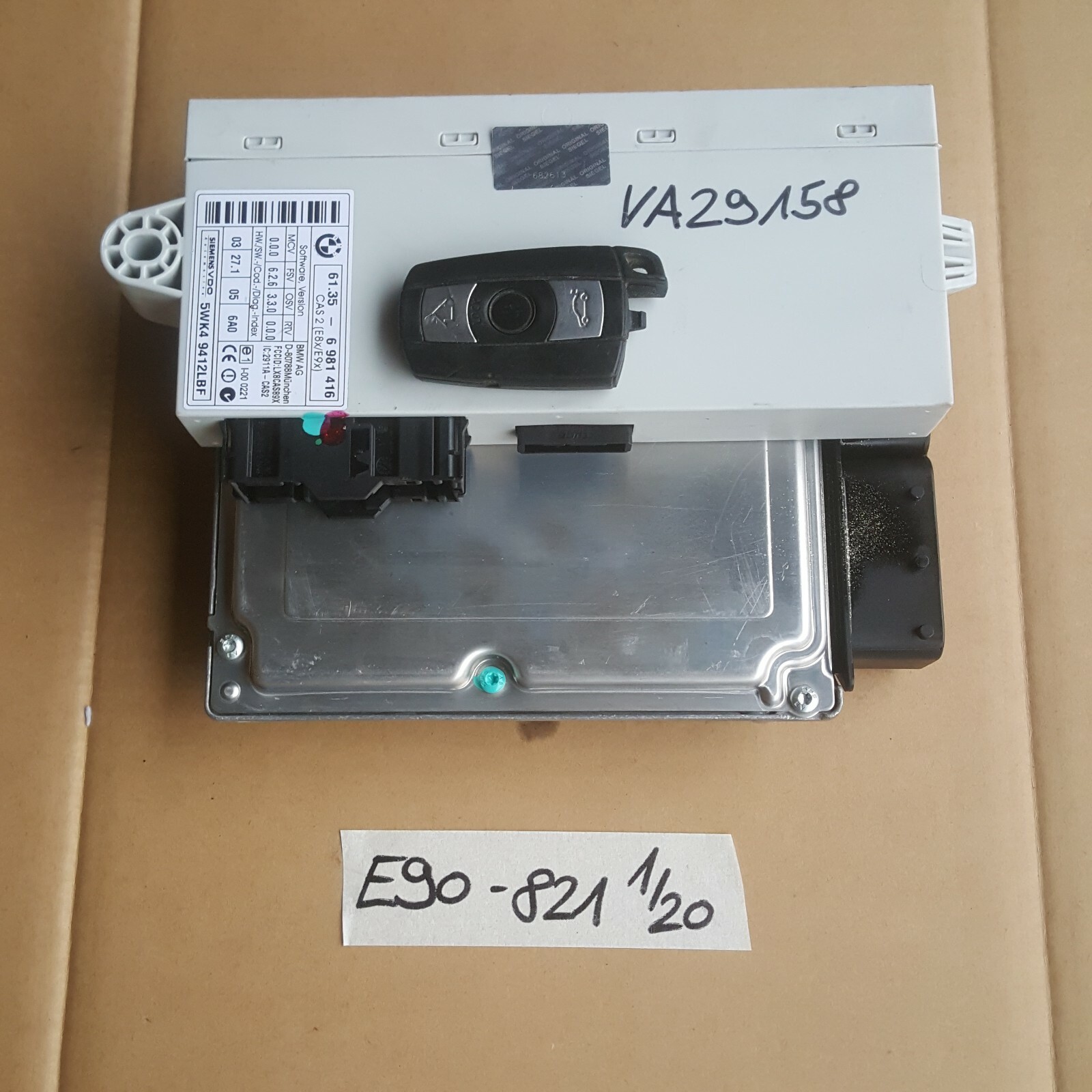 BMW E90 E91 E92 E87 MotorSteuergerät 163 PS  320 Diesel 7800821 M47  EWS Modul – Bild 2