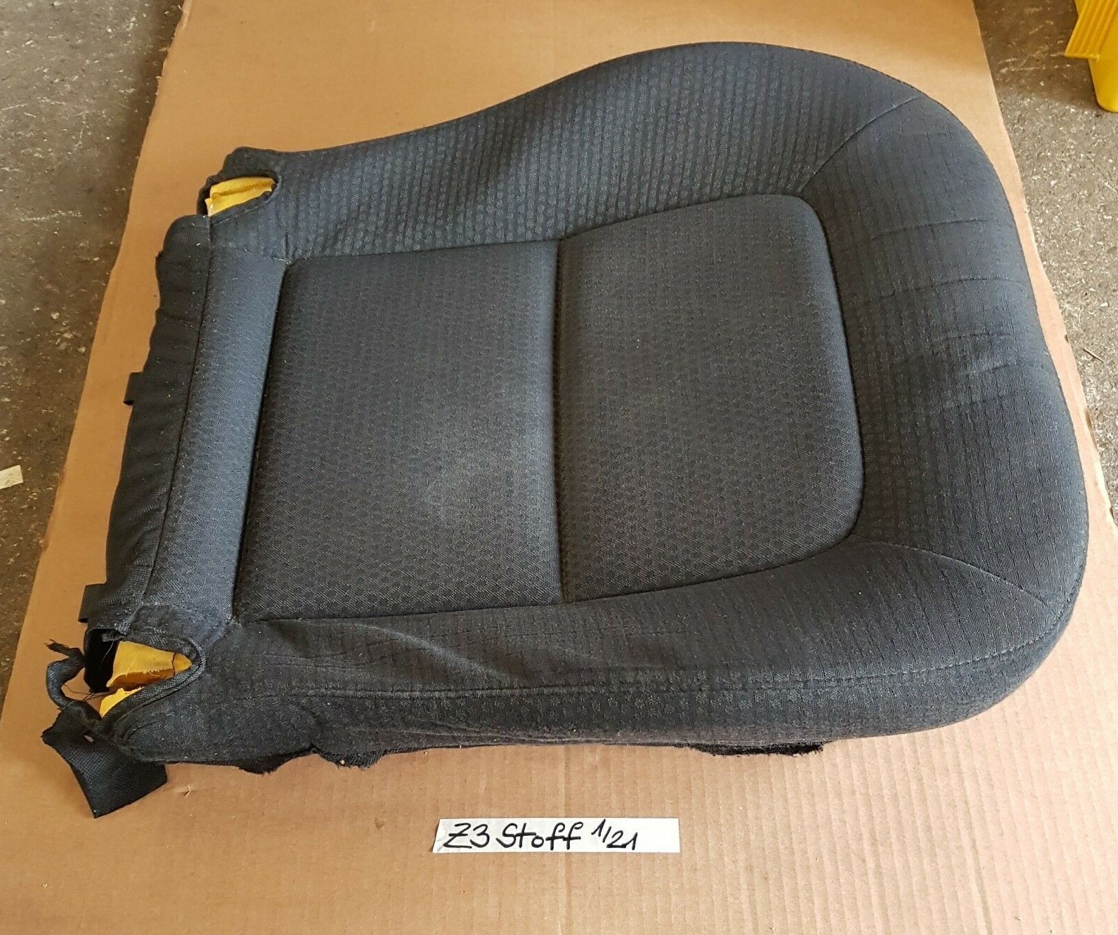 BMW Z3 Roadster Fahrer Stoff Sitz Unterteil schwarz Sitzfläche Kissen + Bezug – Bild 2