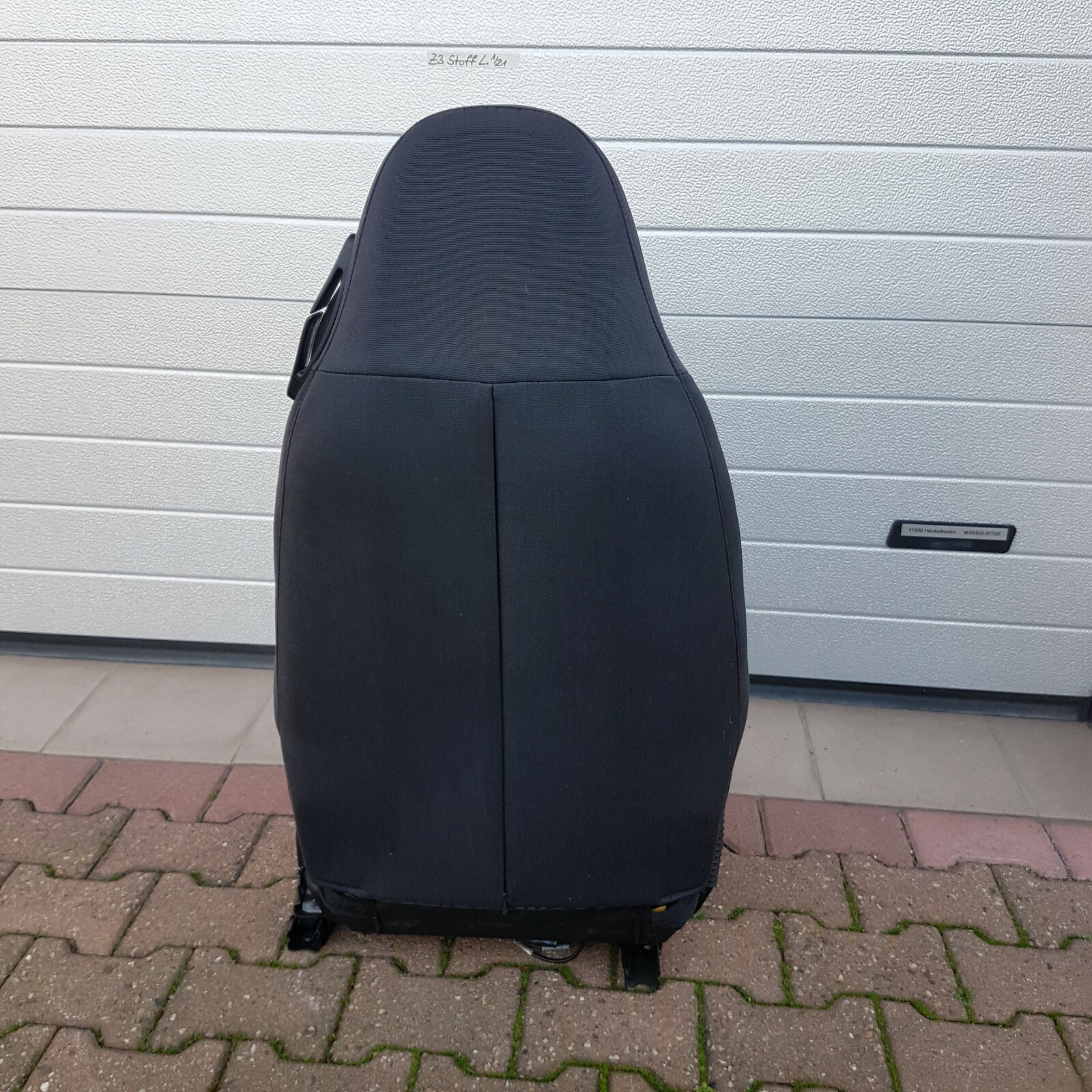 BMW Z3 Roadster Fahrer Stoff Sitz grau schwarz Rückenlehne Gestell ABHOLUNG – Bild 7