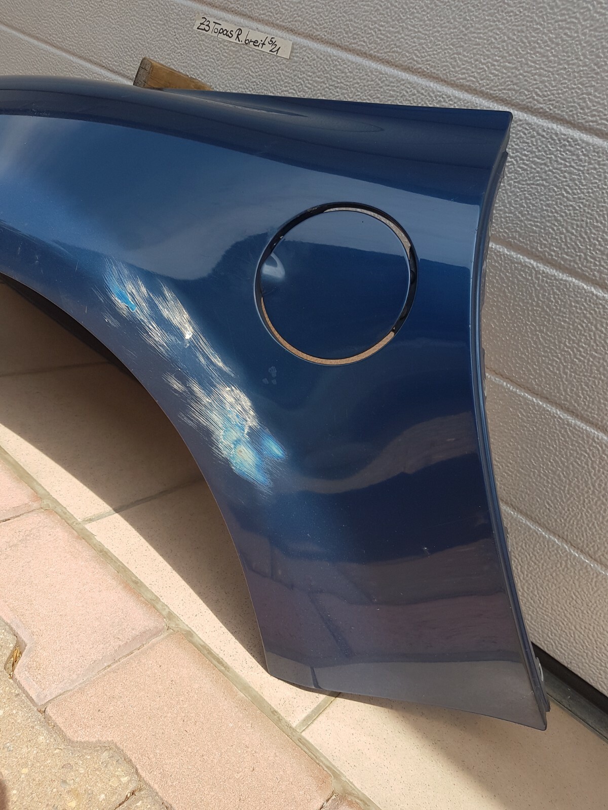 BMW Z3 Roadster Kotflügel Seitenwand breit HINTEN RECHTS blau – Bild 3