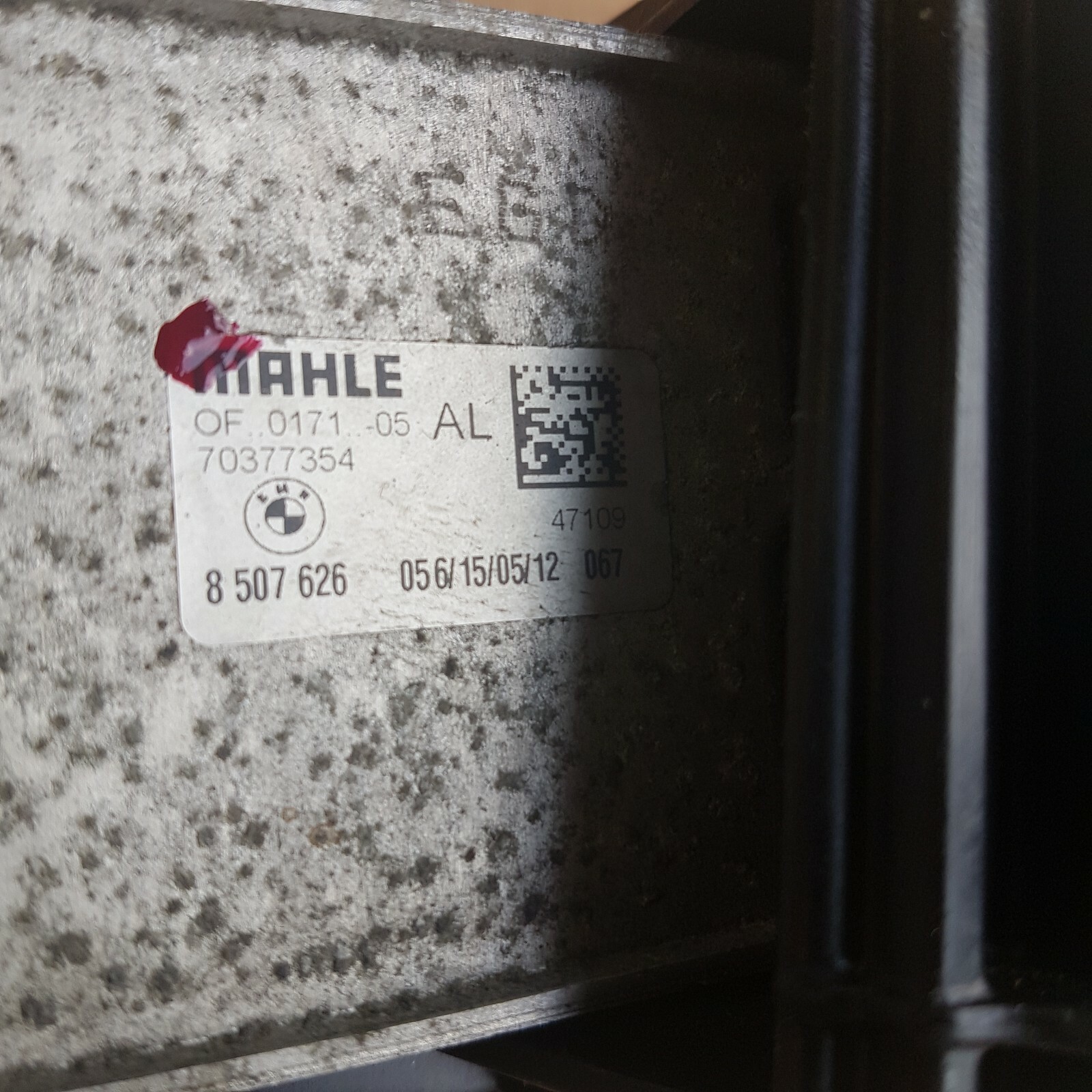 BMW F20 F21 F30 F31 F34 F32 F33 F36  Ölkühler + Wärmetauscher 8507626 – Bild 3