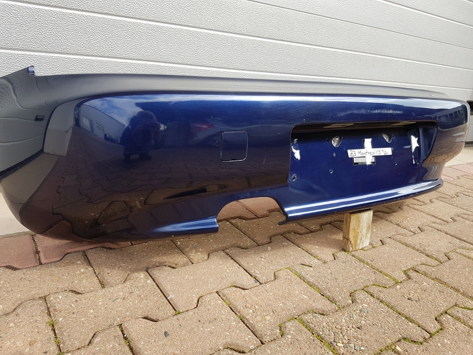 BMW Z3 Heck Stoßstange Verkleidung Stoßfänger HINTEN Heckschürze Montreal blau