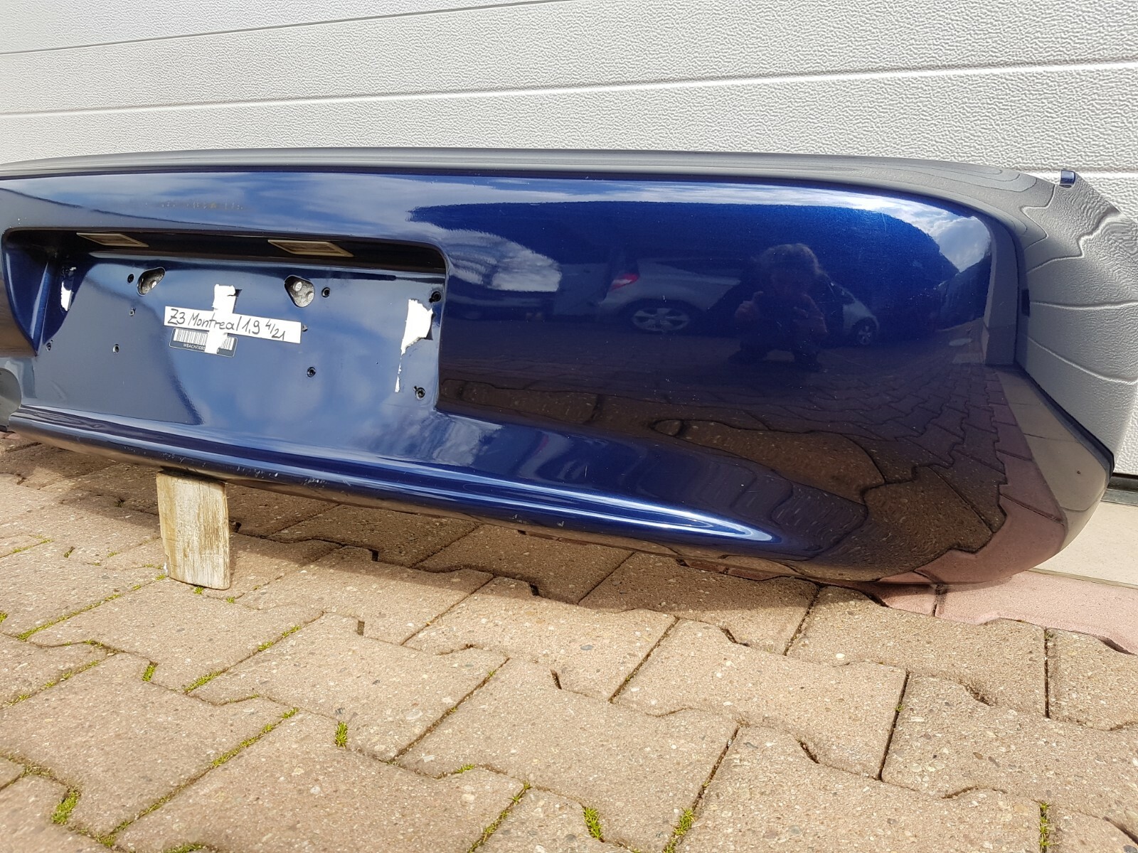 BMW Z3 Heck Stoßstange Verkleidung Stoßfänger HINTEN Heckschürze Montreal blau