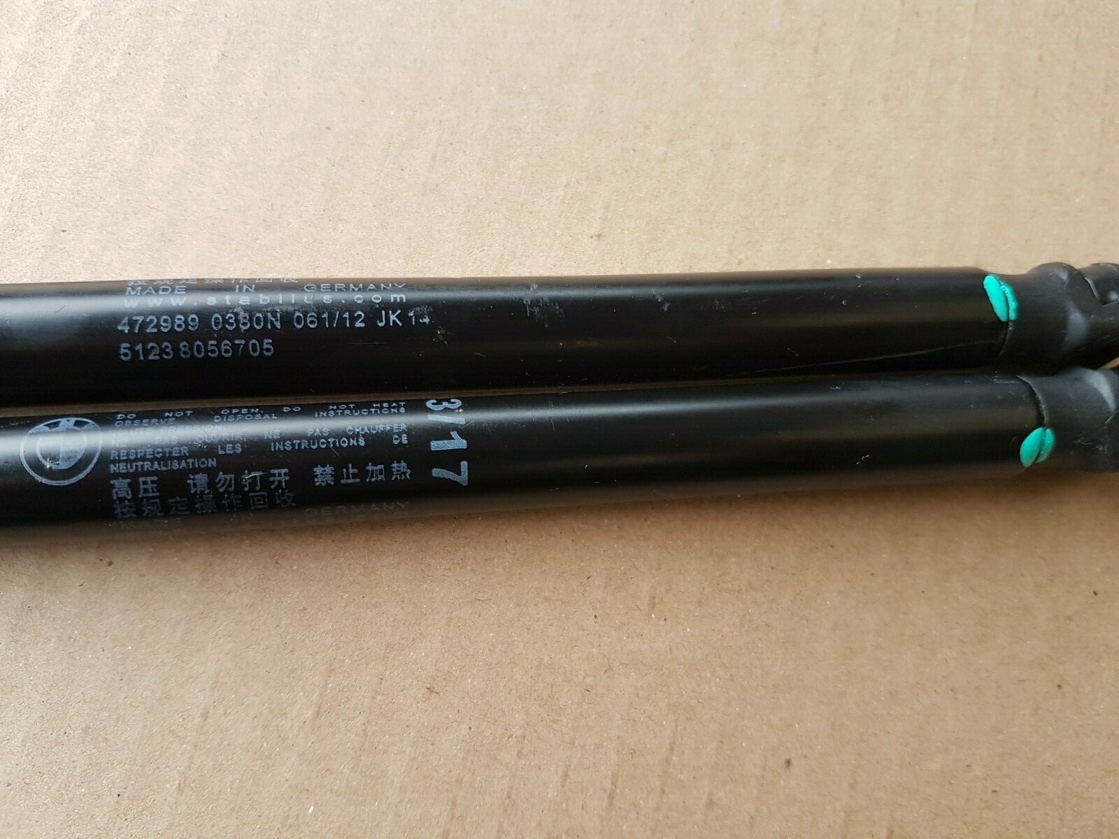 BMW E92  Hauben Dämpfer Gasdruckfeder Motorhaube 8056705 – Bild 2