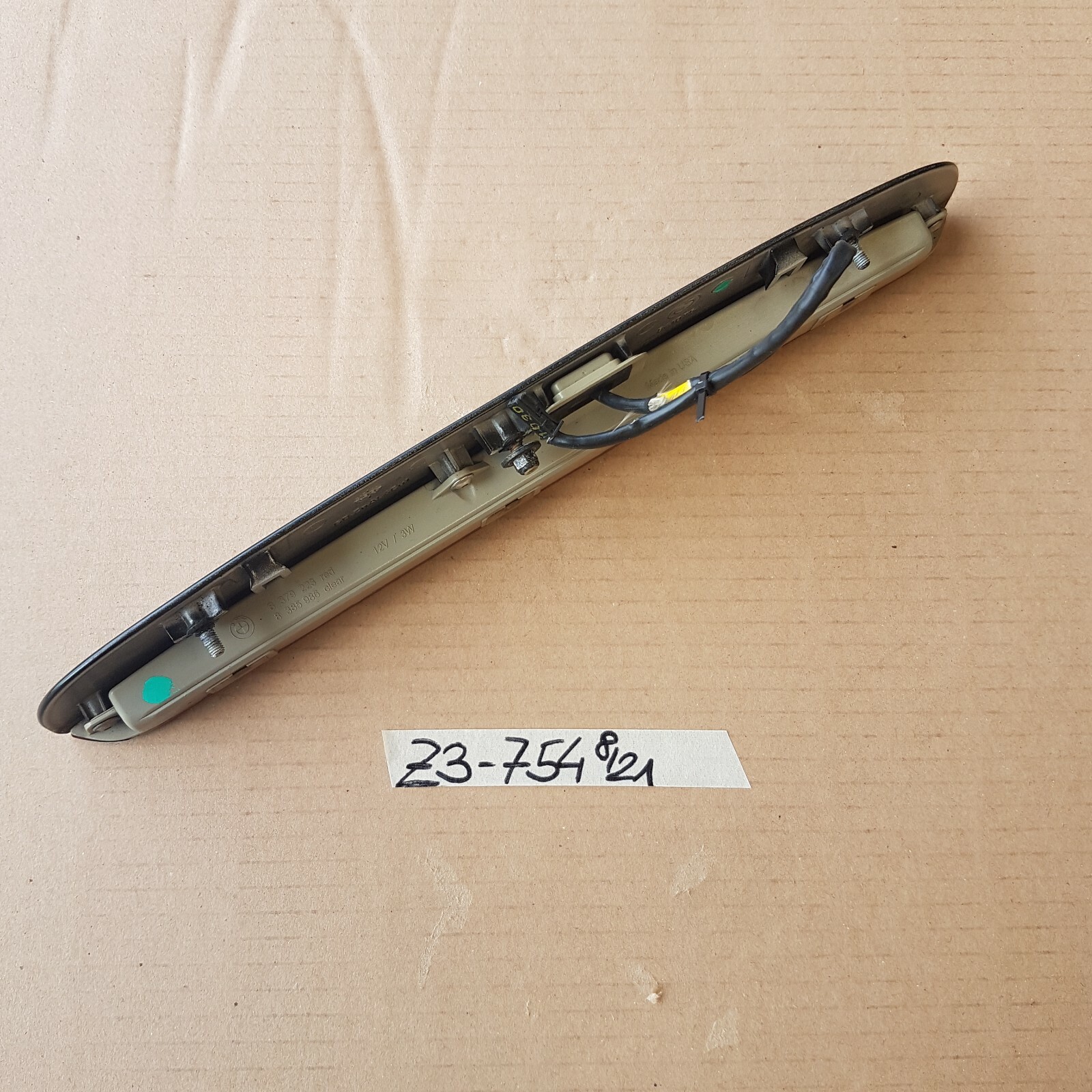 BMW Z3 Roadster Facelift Drittes Bremslicht 8410754 Abdeckung schwarz – Bild 3