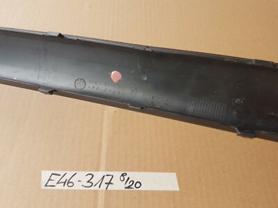 BMW E46 Limousine Leiste Blende Stossleiste Stossfänger hinten Mitte 8195317 – Bild 3