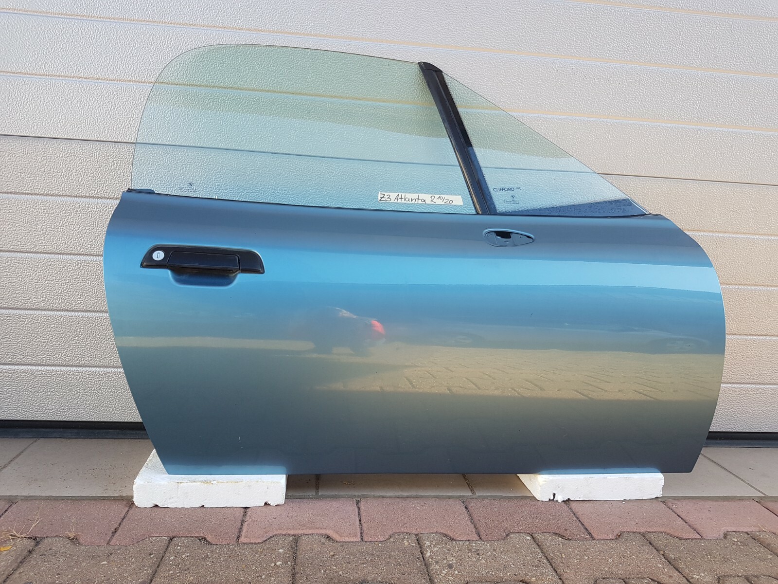 BMW Z3 Coupe + Roadster Beifahrer Tür RECHTS Atlanta blau metallic ohne Spiegel