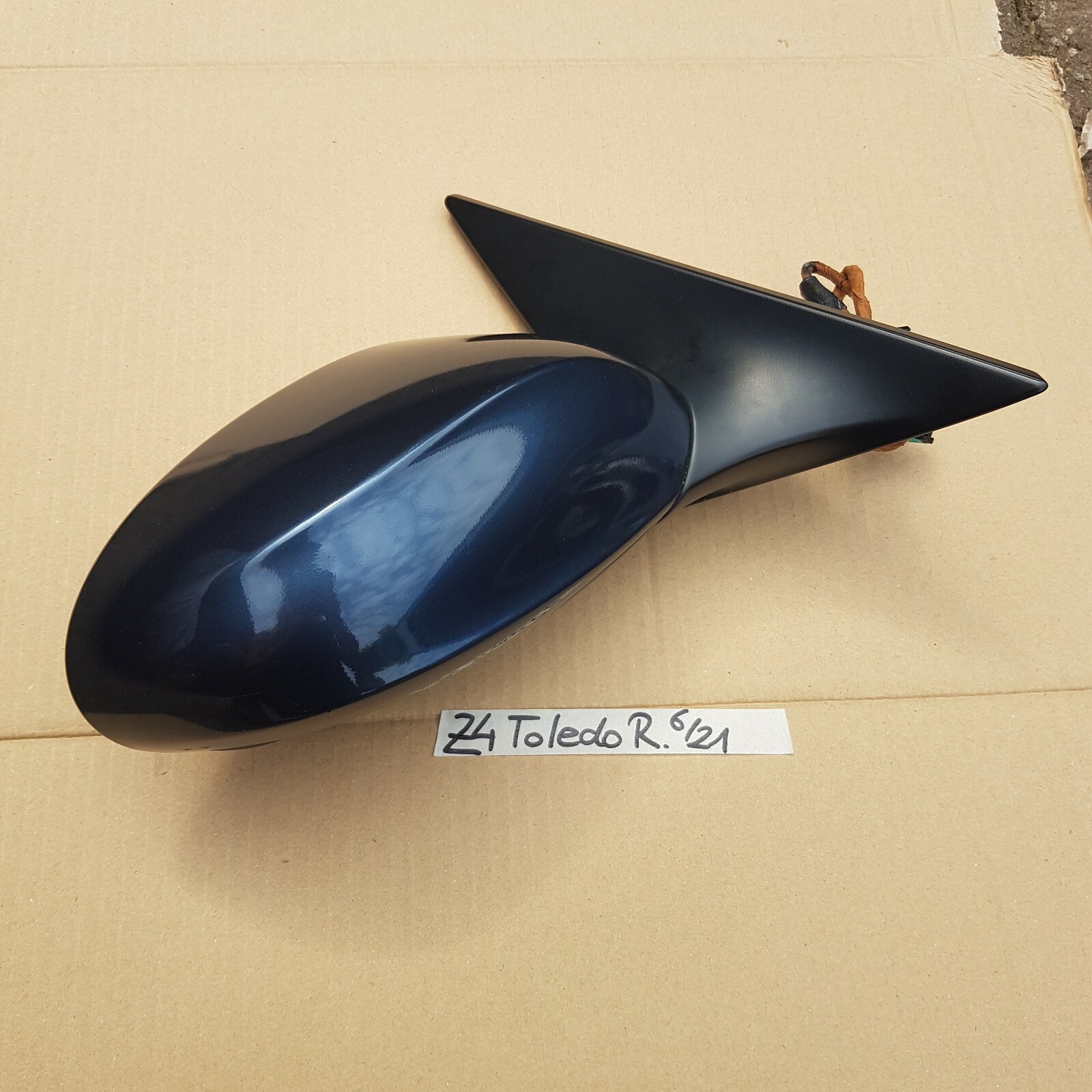 BMW  Z4 E85 E86 Seiten Außen Spiegel rechts ODER links Toledo blau Code 482 – Bild 9