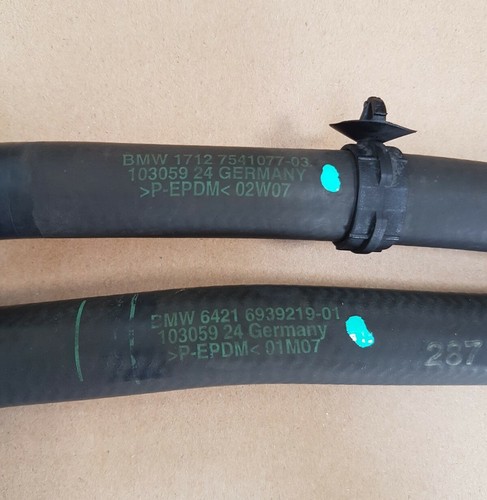 BMW Z4 E85 Kühler Schlauch Wasserschlauch 7541077 Kühlmittel Leitung 6939219 N46
