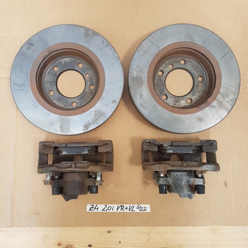 BMW Z4 E85 / E46 Bremsscheiben  Brems Sattel Beläge vorne rechts + links – Bild 2