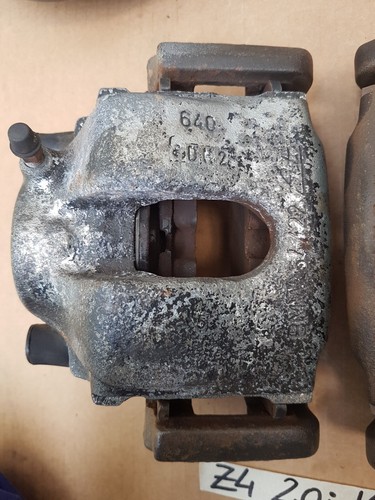 BMW Z4 E85 / E46 Bremsscheiben  Brems Sattel Beläge vorne rechts + links – Bild 5