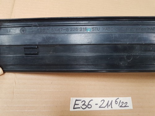 BMW E36 Einstiegsleiste Schweller Verkleidung Einstig Leiste Blende 8226211 – Bild 4