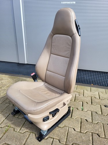 BMW Z3 Roadster Fahrer Sitz Leder beige LINKS mit Motoren ABHOLUNG – Bild 1