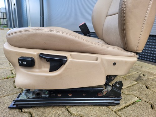 BMW Z3 Roadster Fahrer Sitz Leder beige LINKS mit Motoren ABHOLUNG – Bild 12