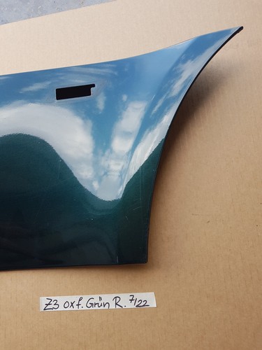 BMW Z3 Roadster + Coupe Kotflügel Seitenwand  VORNE RECHTS Oxford grün metallic – Bild 3