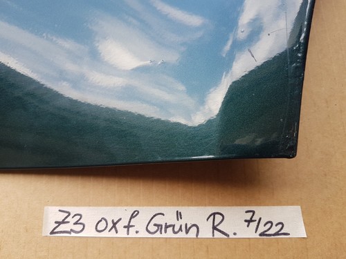 BMW Z3 Roadster + Coupe Kotflügel Seitenwand  VORNE RECHTS Oxford grün metallic – Bild 4