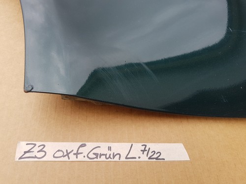 BMW Z3 Roadster Coupe Kotflügel Seitenwand  VORNE LINKS Oxford grün Metallic – Bild 3