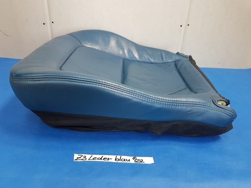 BMW Z3 Roadster Bei Fahrer Sitz Kissen Unterteil Leder blau ohne Sitzheizung – Bild 2