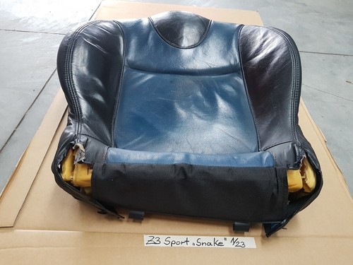 BMW Z3 Roadster Fahrer Sport Sitz Unterteil  Leder Blau Schwarz mit Sitzheizung – Bild 5