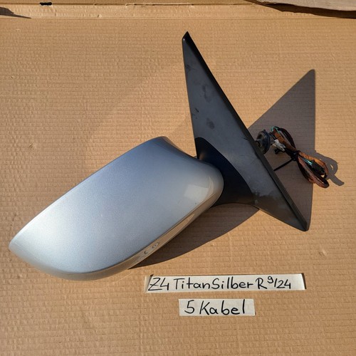 BMW Z4 E85 E86 Seiten Außen Spiegel RECHTS Beifahrer Seite Titan Silber 354 – Bild 3