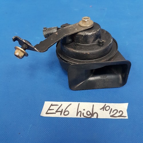 BMW E46 Hupe high mit Halter  Signalhorn Fanfare Bosch – Bild 2