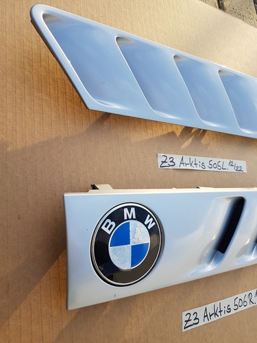 BMW Z3 Lufteinlass Kiâemen Ziergitter Motorhaube Arktis Silber RECHTS + LINKS – Bild 2