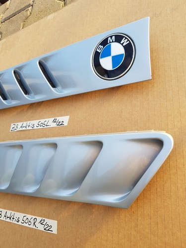 BMW Z3 Lufteinlass Kiâemen Ziergitter Motorhaube Arktis Silber RECHTS + LINKS – Bild 3